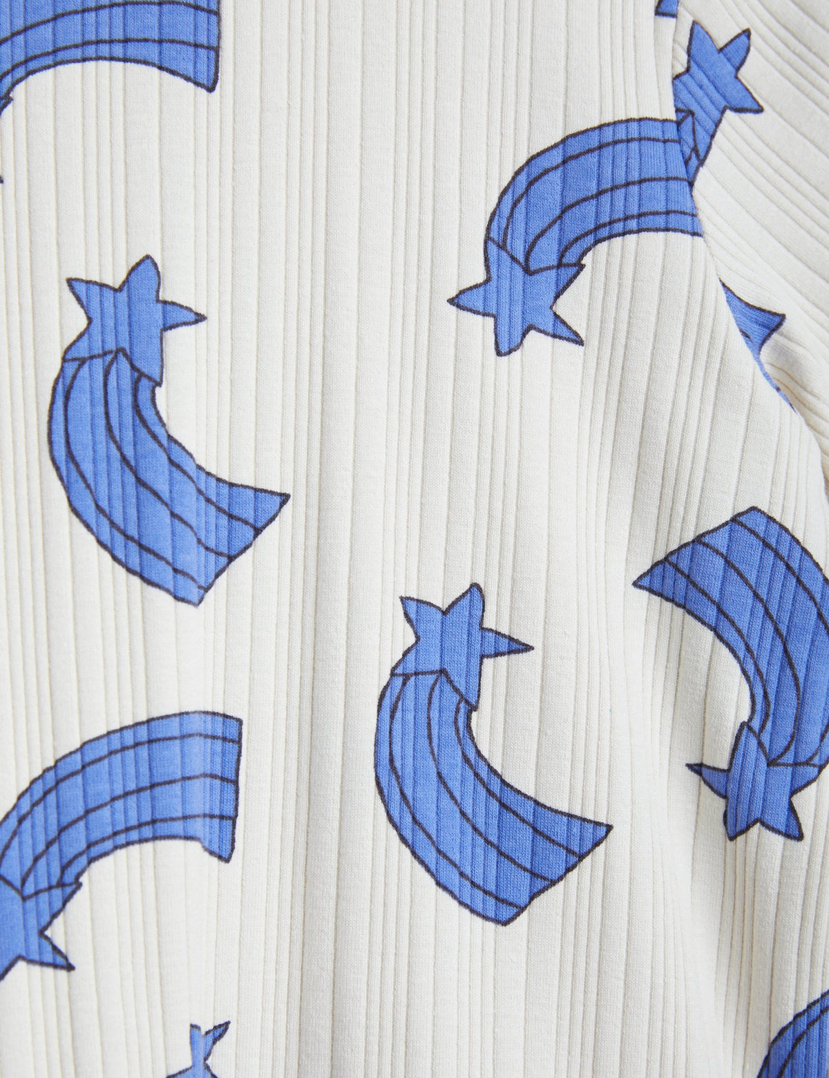 Starfall Rib Aop Ss Tee offwhite