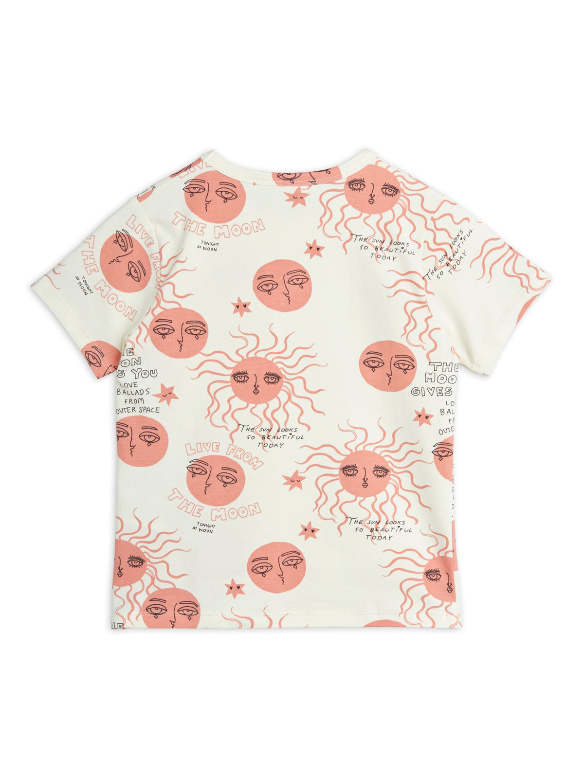 Moon and Sun Aop Ss Tee Pink