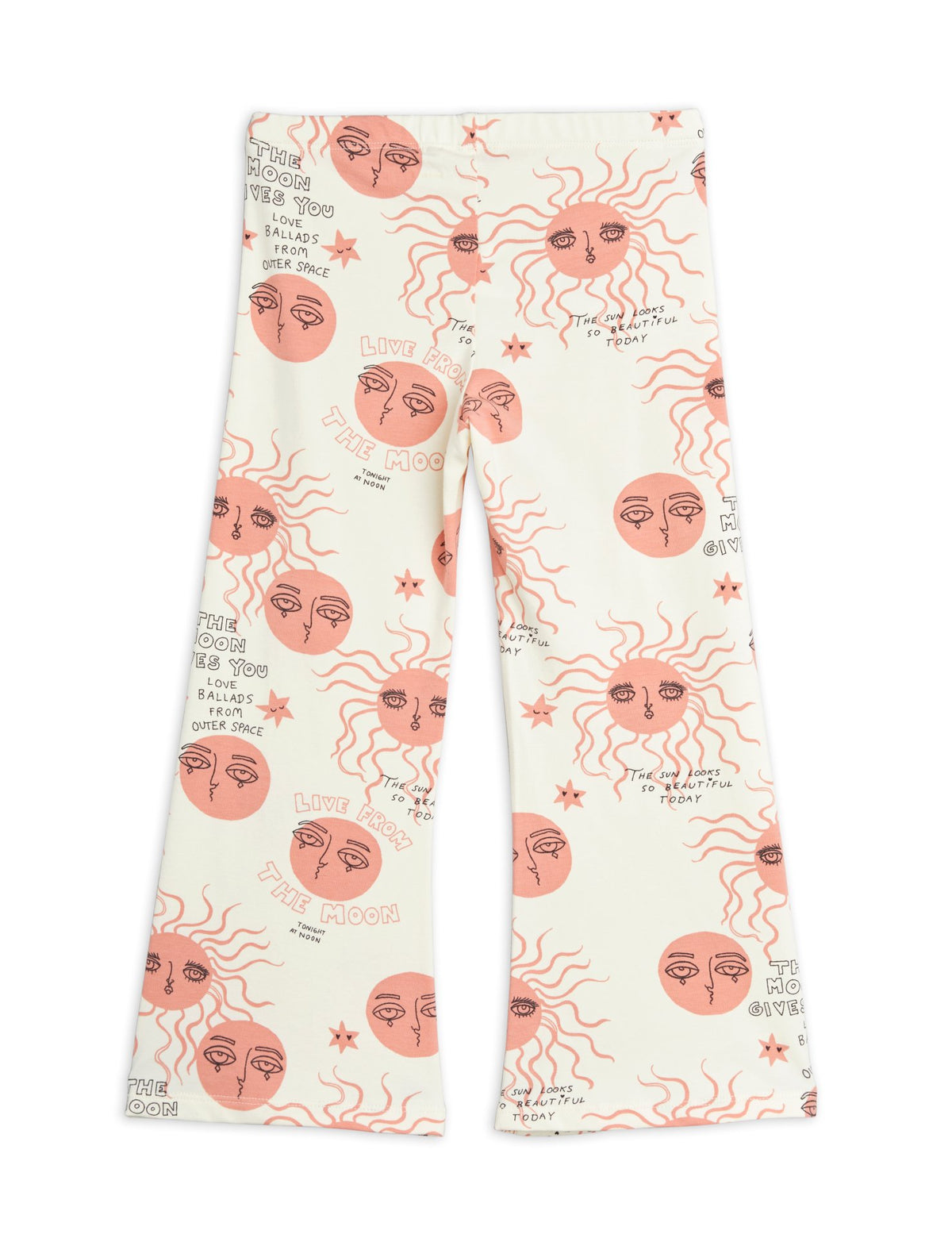 Moon and Sun Flared Trousers Pink