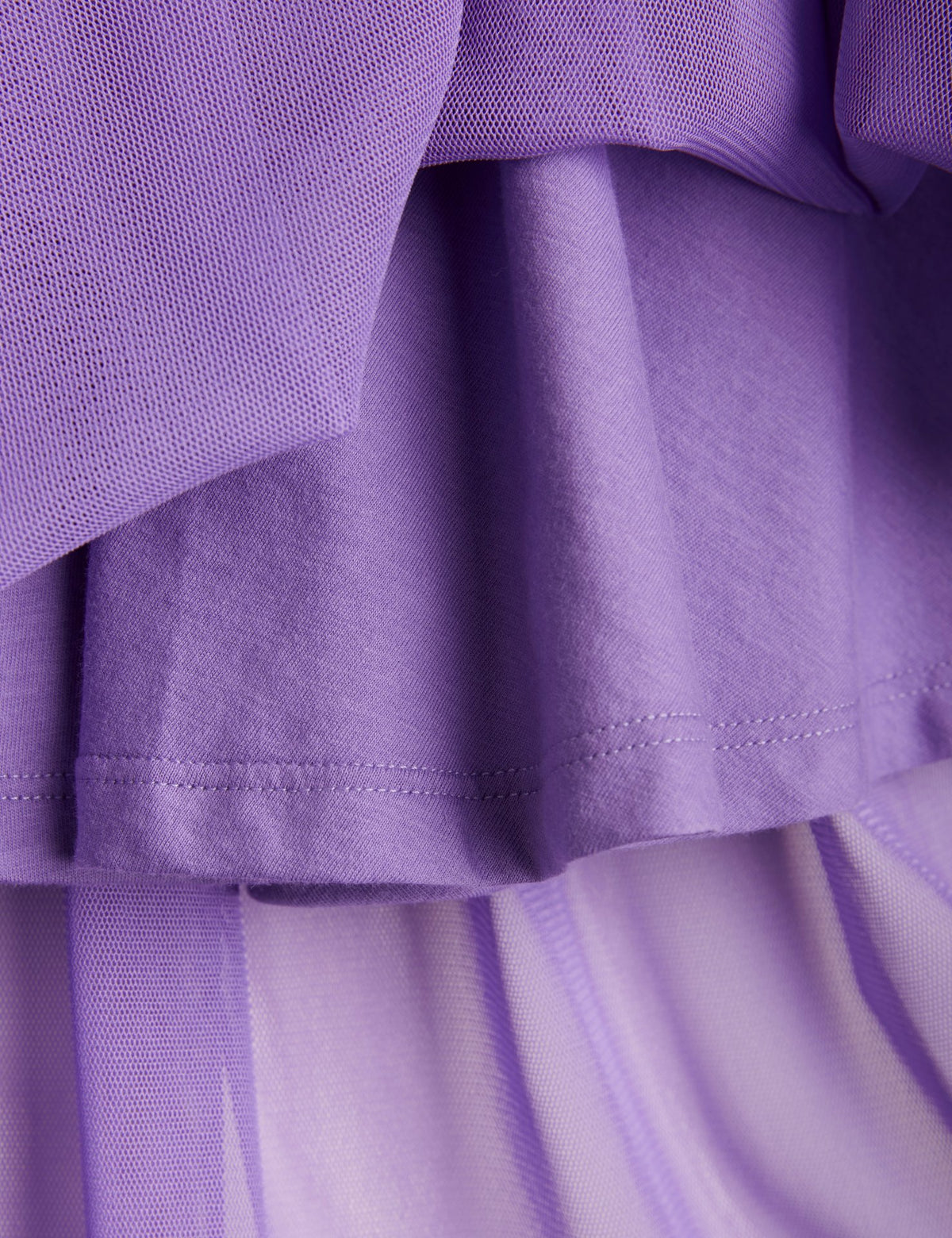 Star Tulle Long Skirt purple