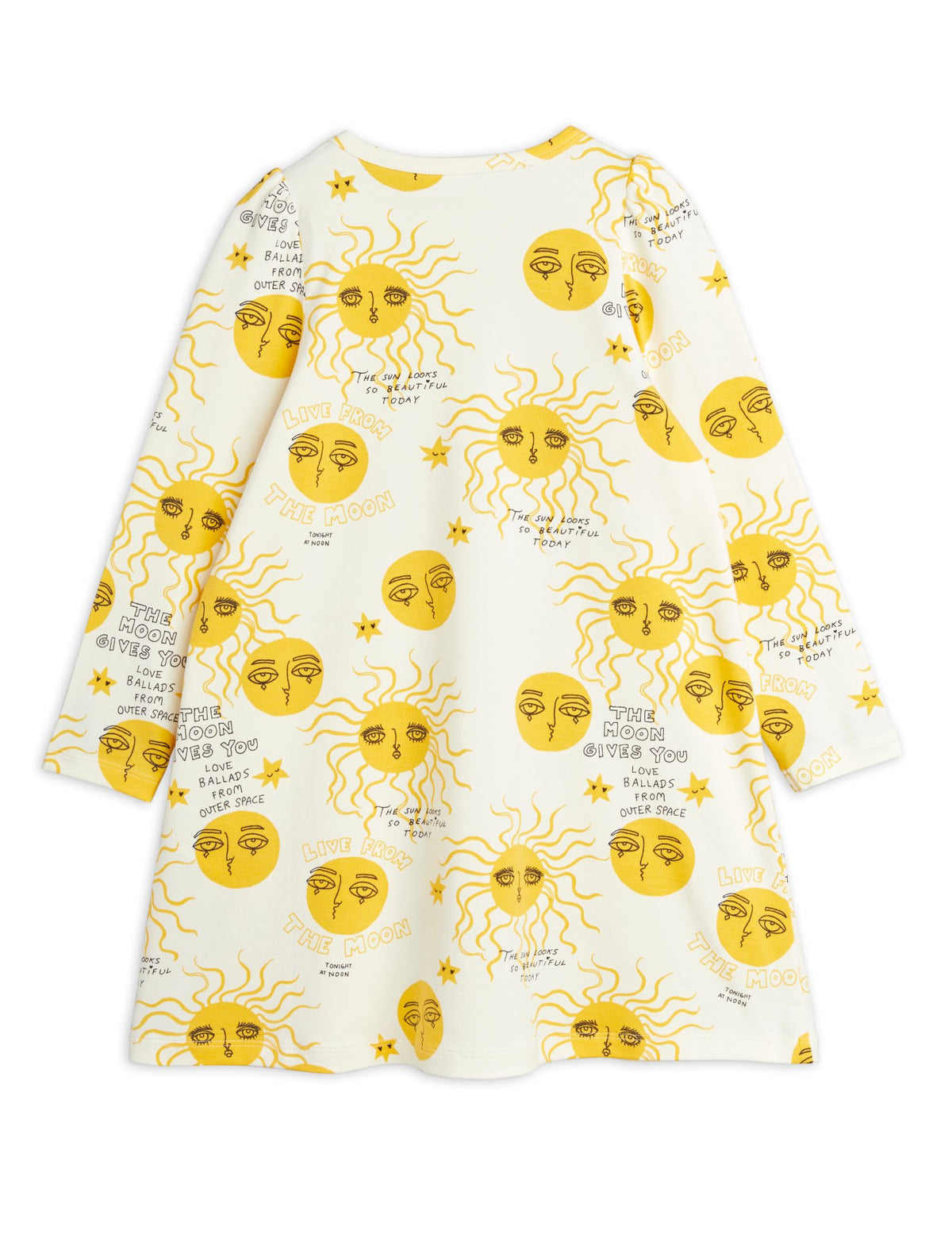 Moon and Sun Ls Dress yellow
