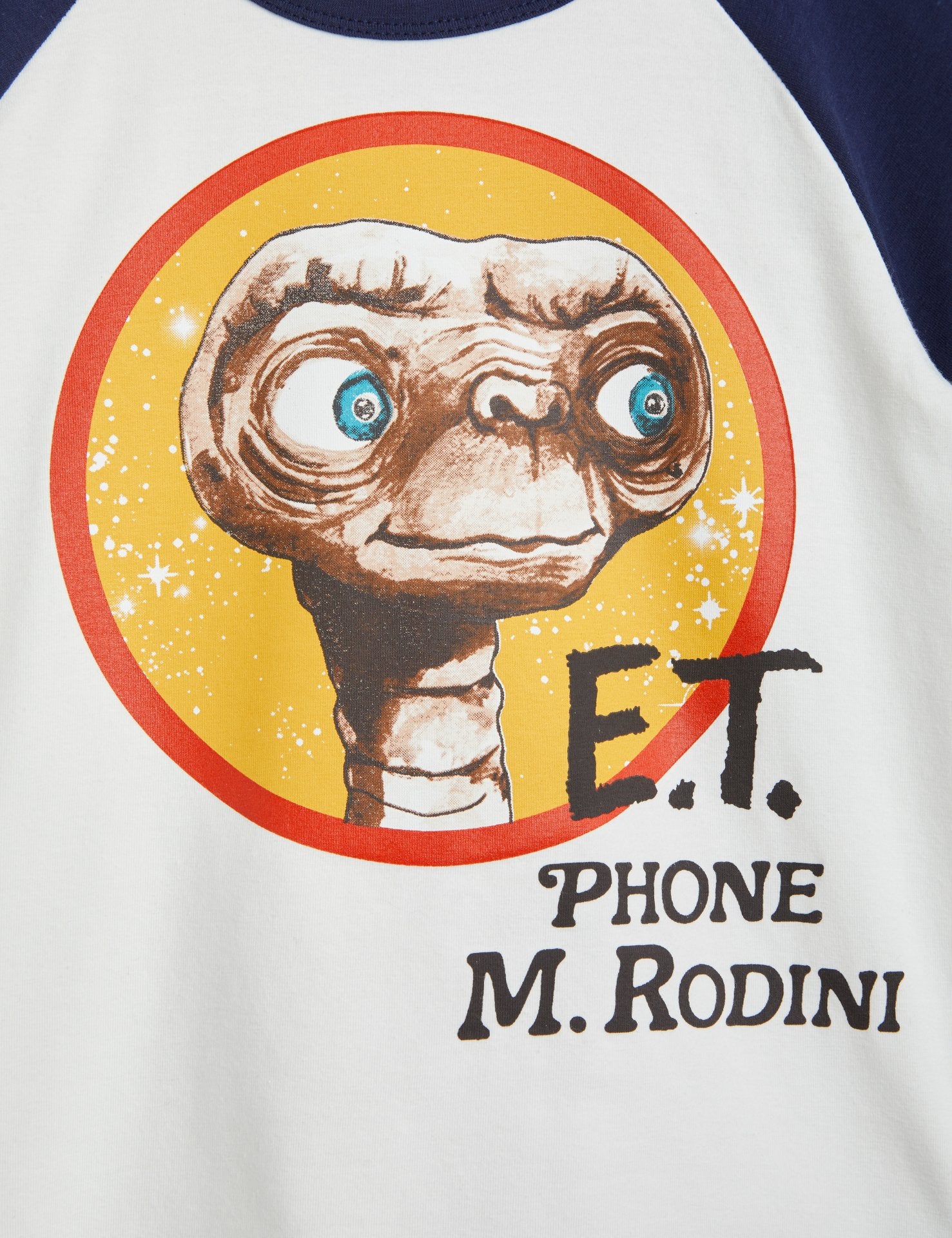 Kids Clothes Mini Rodini Et Hoodie Ss Tee White Clovis By Meiken