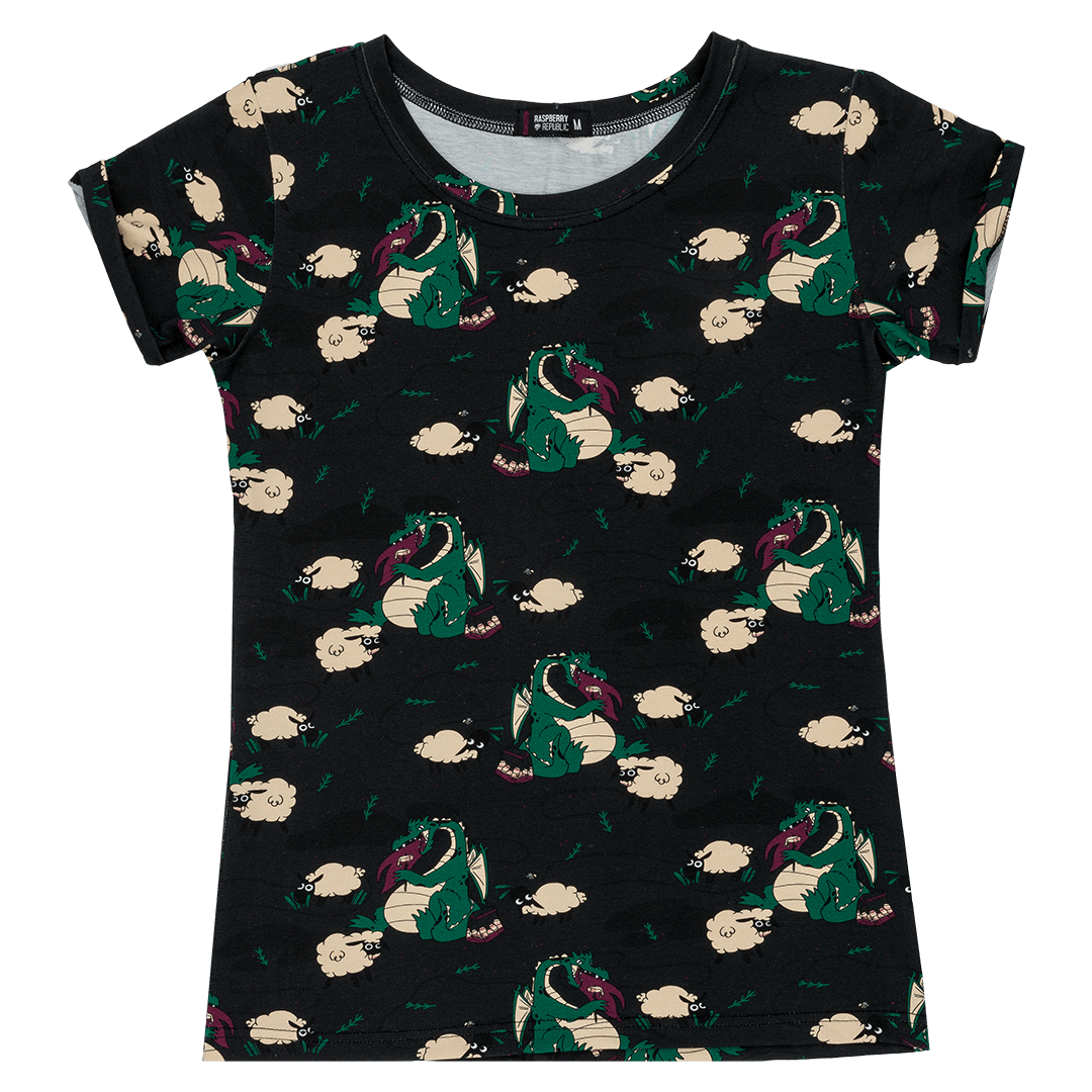 Veggie Dragon Mommy Short Sleeve T-Shirt