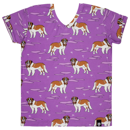 Saint Bernard Mommy Short Sleeve T-Shirt