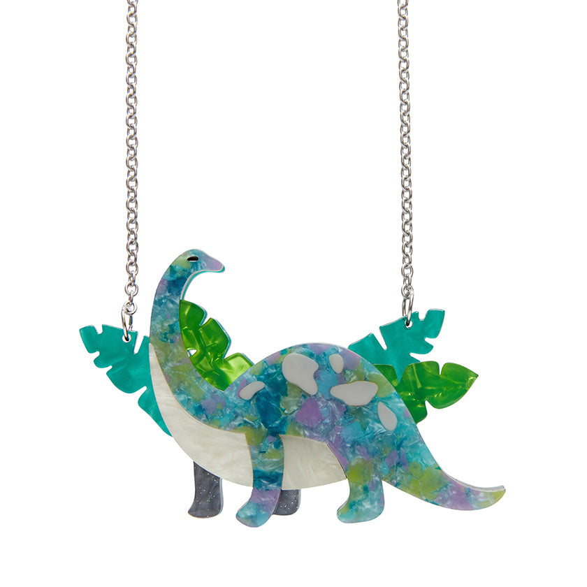 Dinosauria I&#39;ll Be Brach Necklace Green