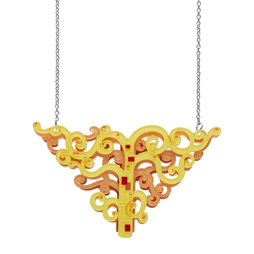 Art Nouveau 2 Tree of Life Necklace