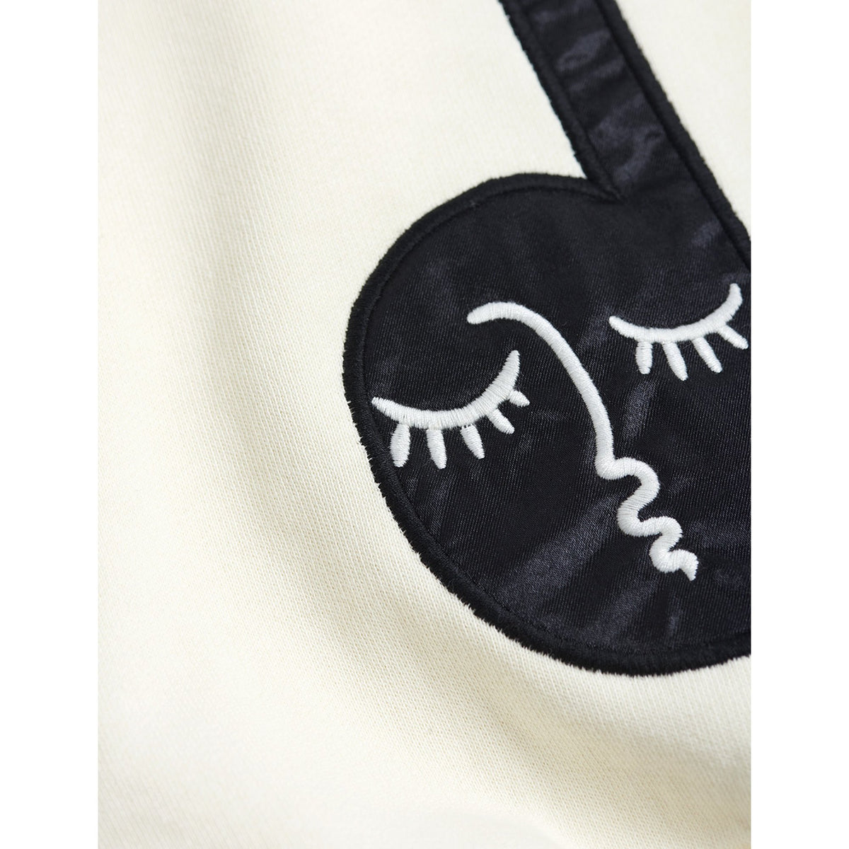 Notes Patch Sweatshirt Offwhite