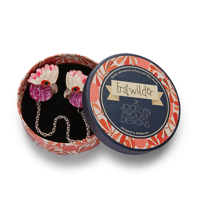 Jocelyn Pinky Promise Cardigan Clips