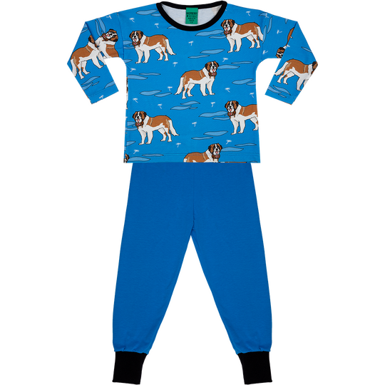 Saint Bernard Pyjama Set Blue
