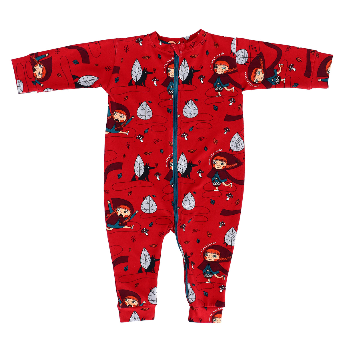 Raspberry Republic Little Miss Crimson Zipsuit