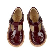 Rosie Leather T-Bar Chestnut Cherry
