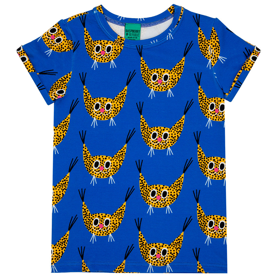 Rufus Wildcat Blue Short Sleeve T-Shirt