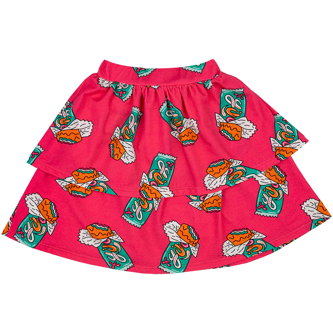 Candy Bar Skirt Hot Pink