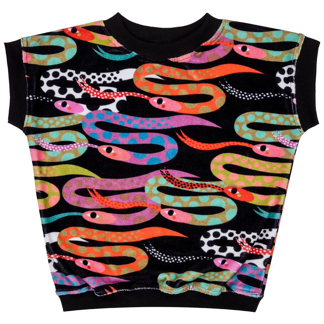 Velour Sssnakes Pullover