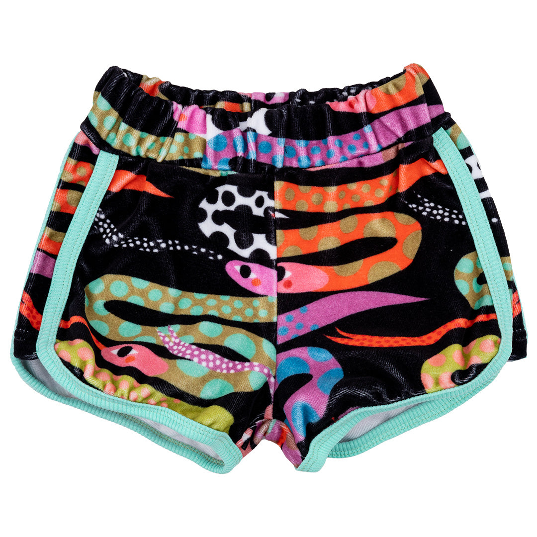 Sssnakes Velour Retro Shorts