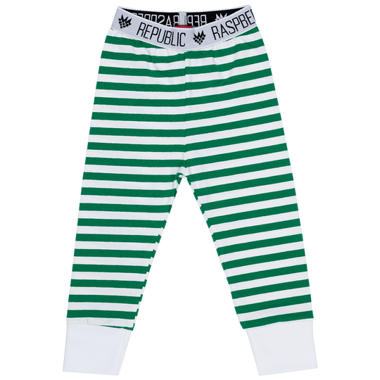Summer Pants Green Stripes