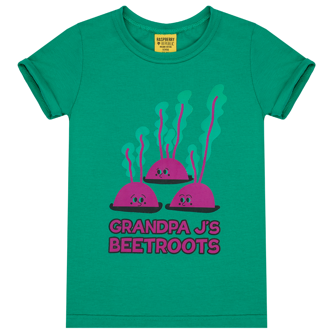 Short Sleeve T-Shirt – Beetroot Patch Green