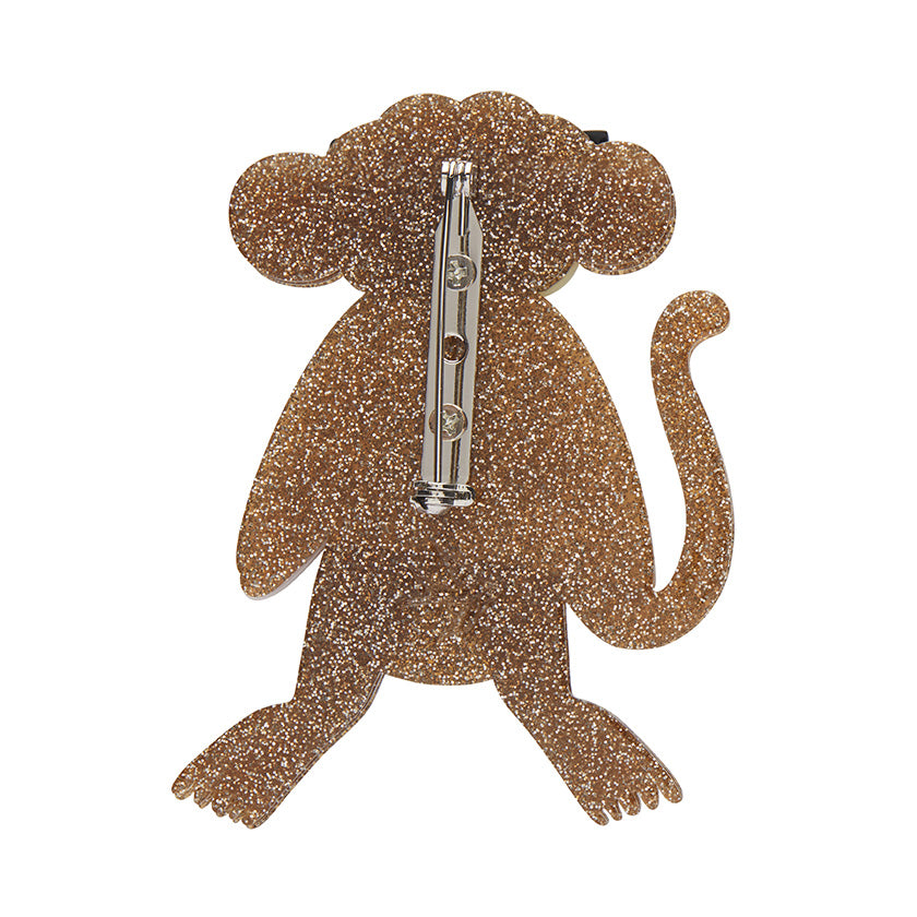 Moe the Monkey Lover Brooch