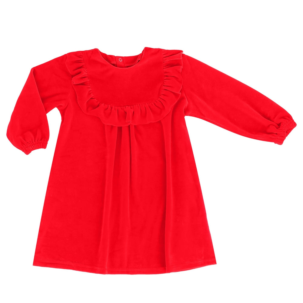 Velour Royal Ruby Dress