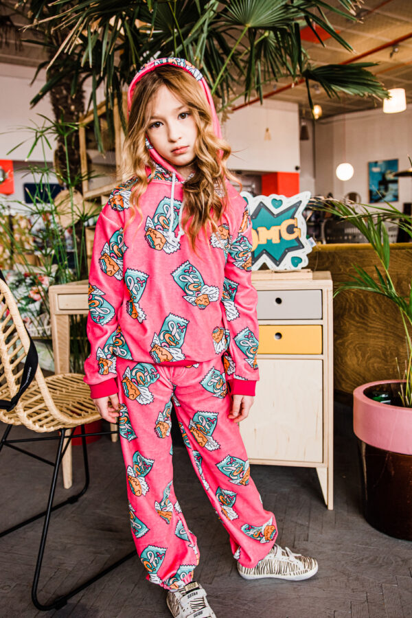 Candy Bar Hot Pink Velour Balloon Pants