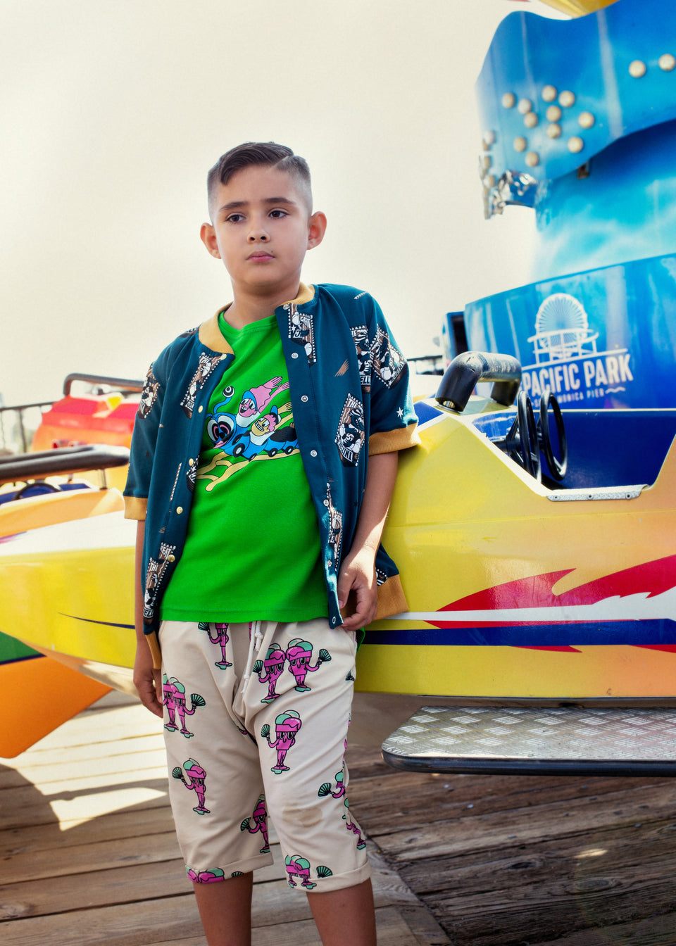 Warm Up Shirt Great Jellini Peacock