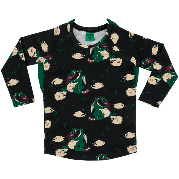 Veggie Dragon Winged Long Sleeve T-shirt