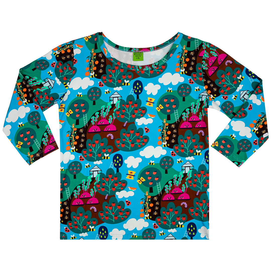 Womens Long Sleeve T-Shirt – Grandpa John’s Garden