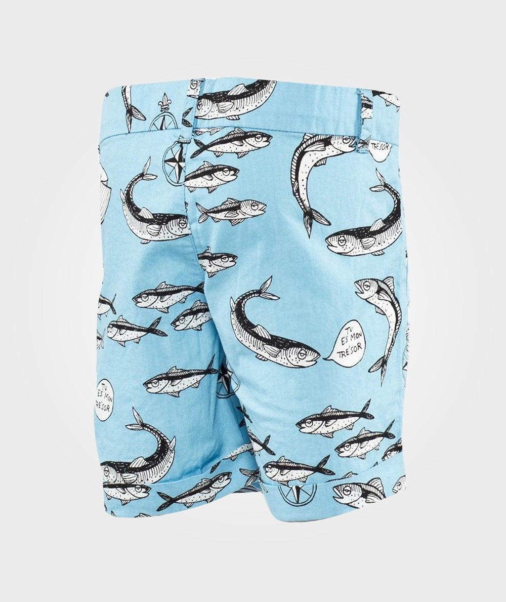 Mon Tresor Aop Shorts blue