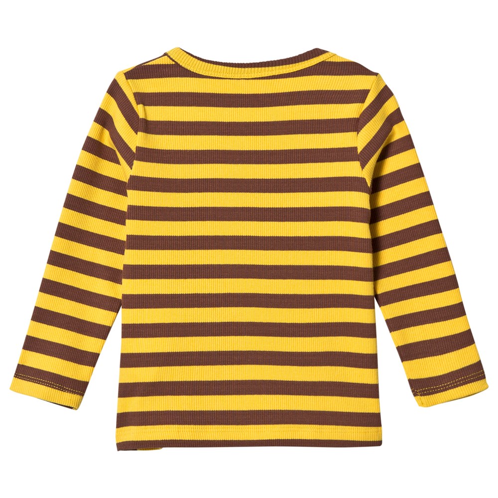 Stripe Rib Ls Tee