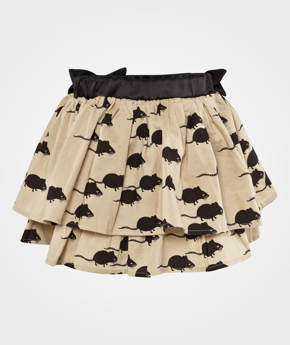 Mouse Aop Skirt beige