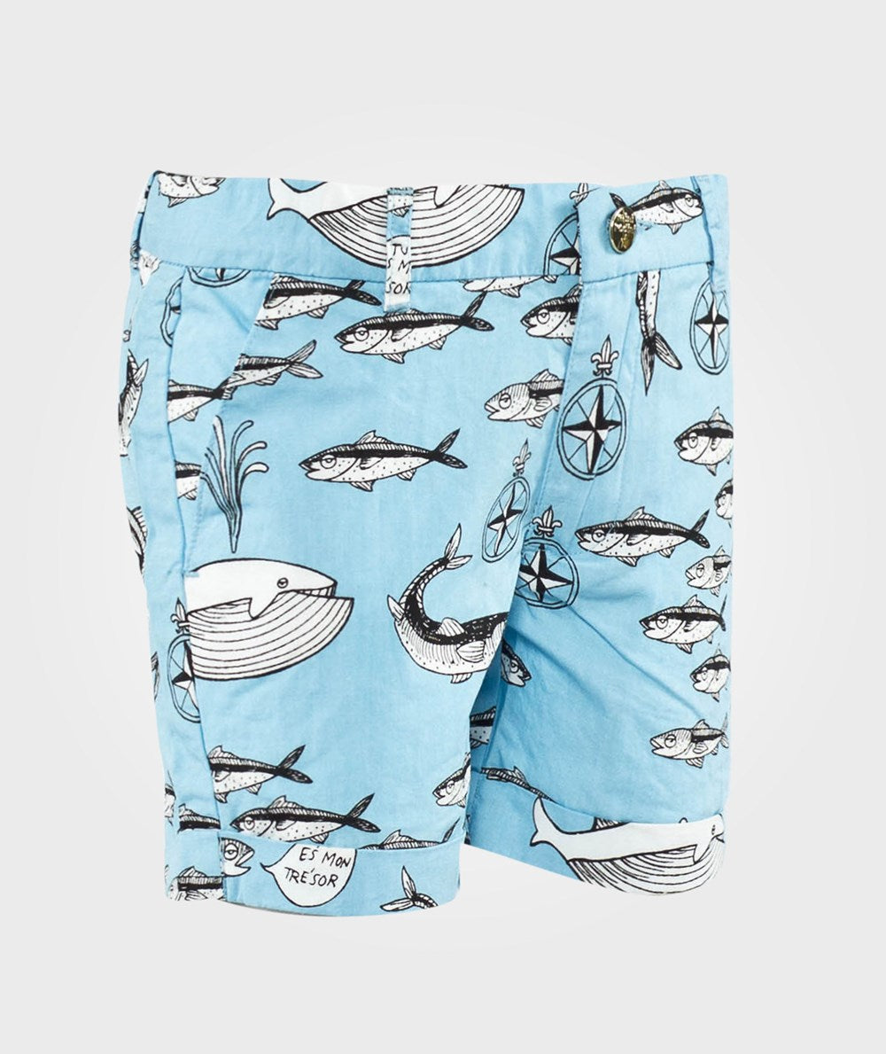 Mon Tresor Aop Shorts blue