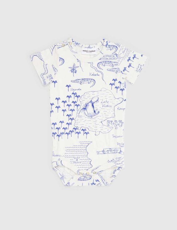 Croco Map Ss Body white