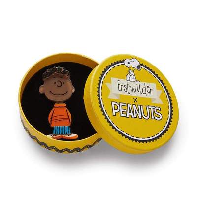 Erstwilder X Peanuts Franklin Brooch