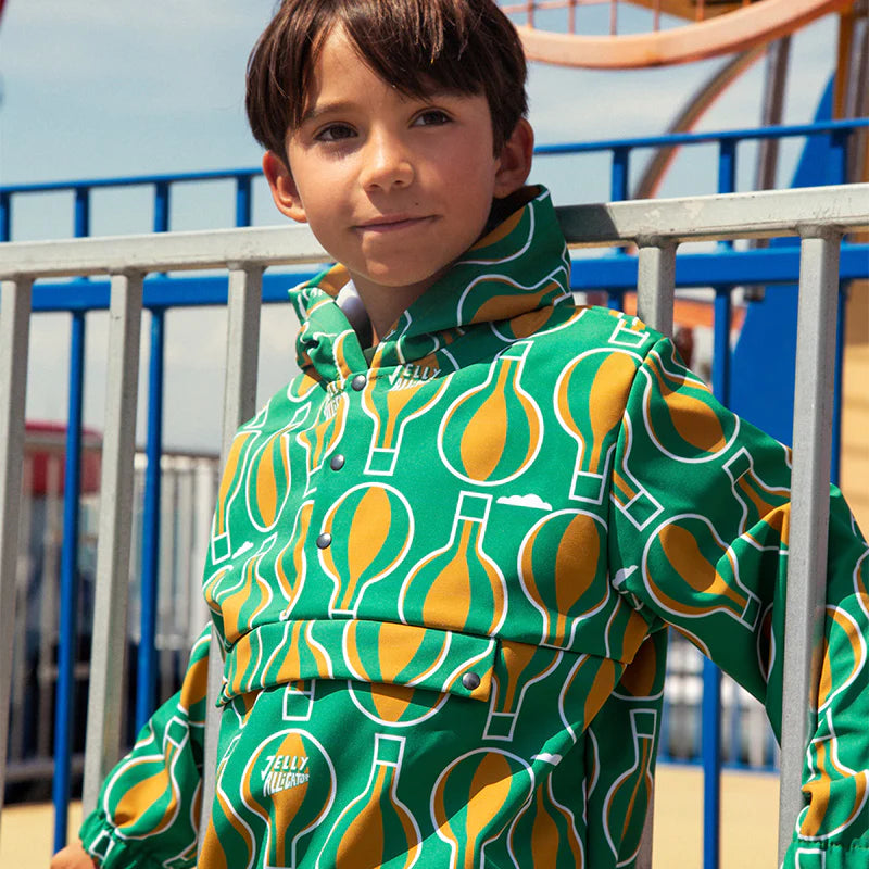 Wind Jacket – Balloon Bonanza Green