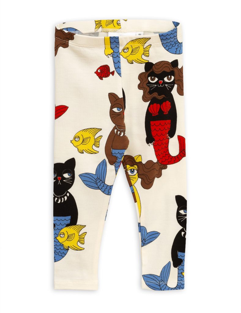 Cat Mermaid Leggings Offwhite