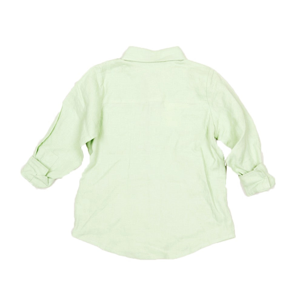 Linen Shrit Green