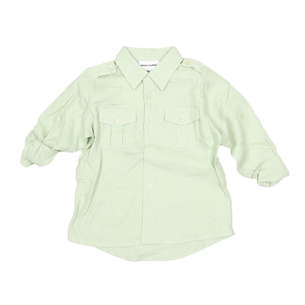 Linen Shrit Green