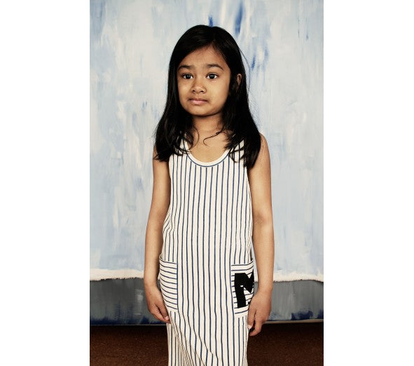 Stripe Tank Dress blue