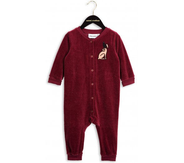 Rabbit Velour Onesie