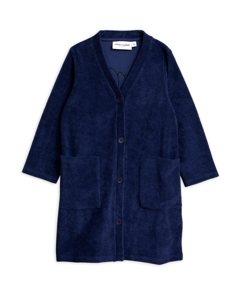 Whale sp Terry Robe navy