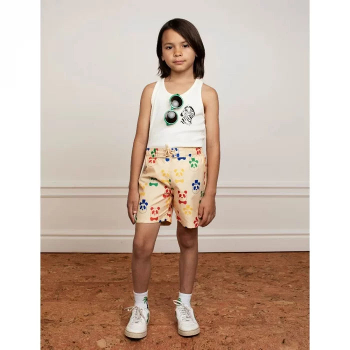Panda Swim Shorts beige