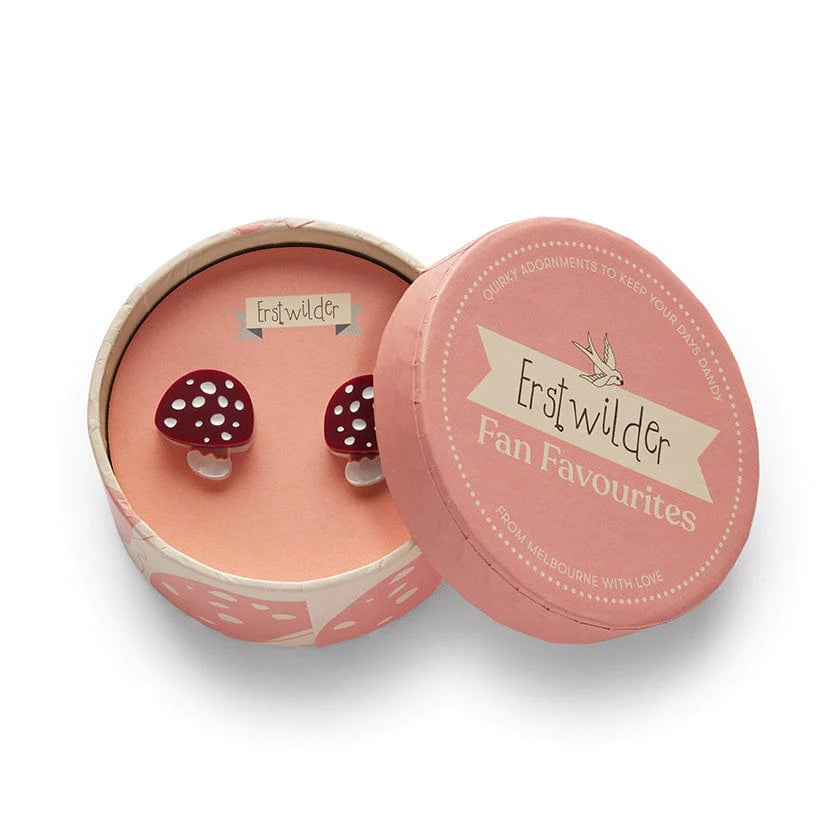 Twinning Toadstools Stud Earrings