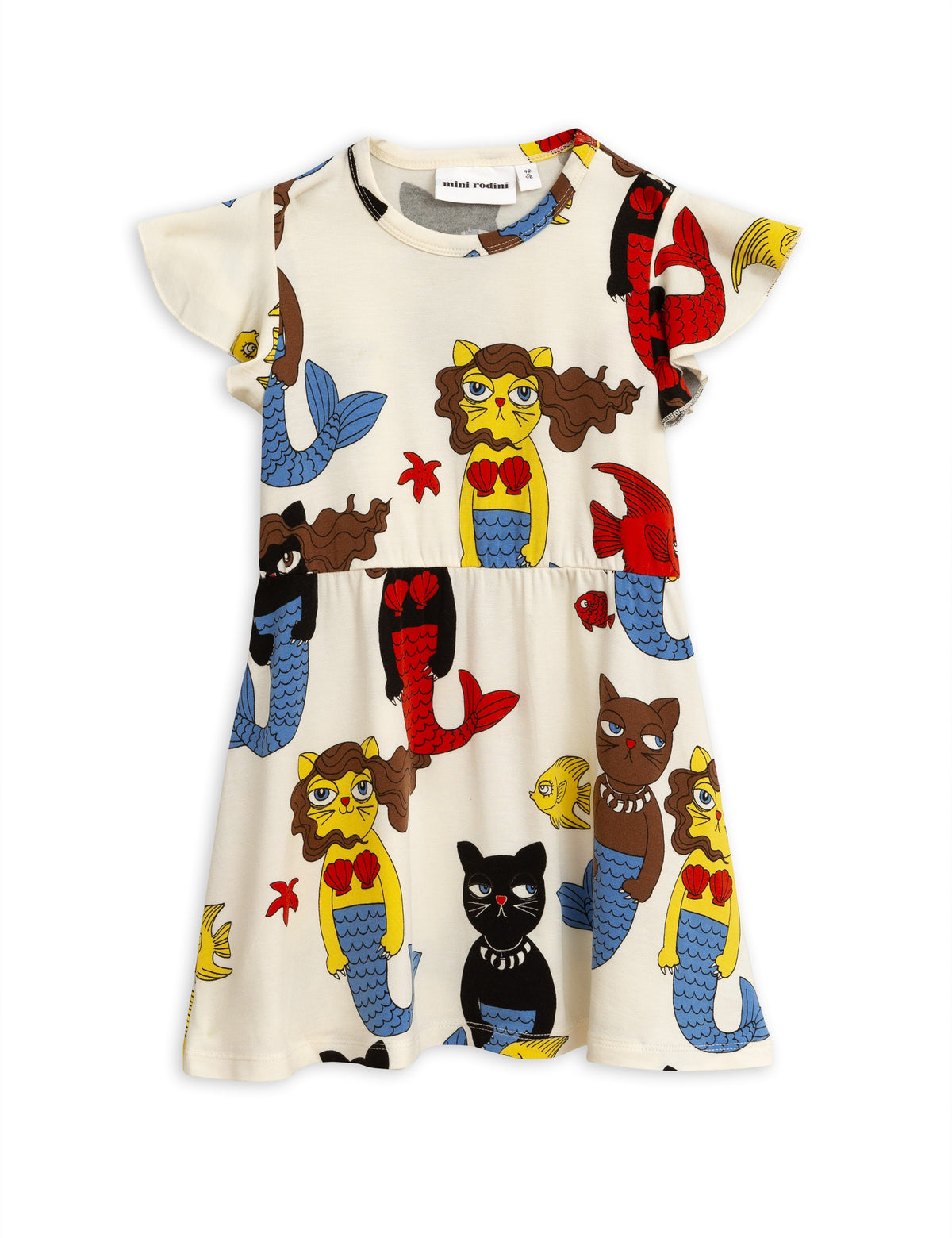 Cat Mermaid Dress Offwhite