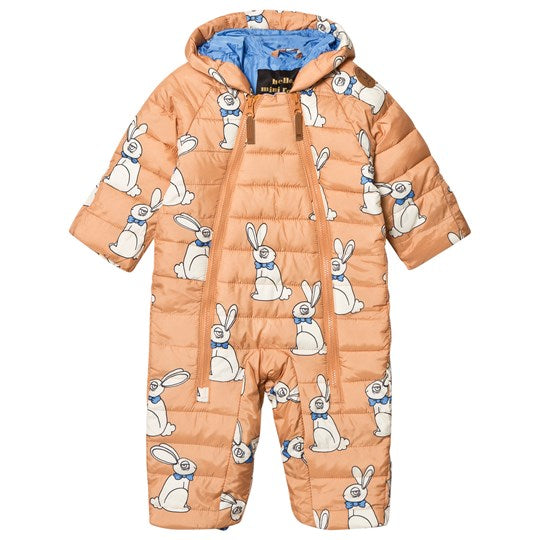 Rabbit Insulator Baby Overall Beige