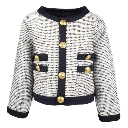 Jackie Jacket White/Blue